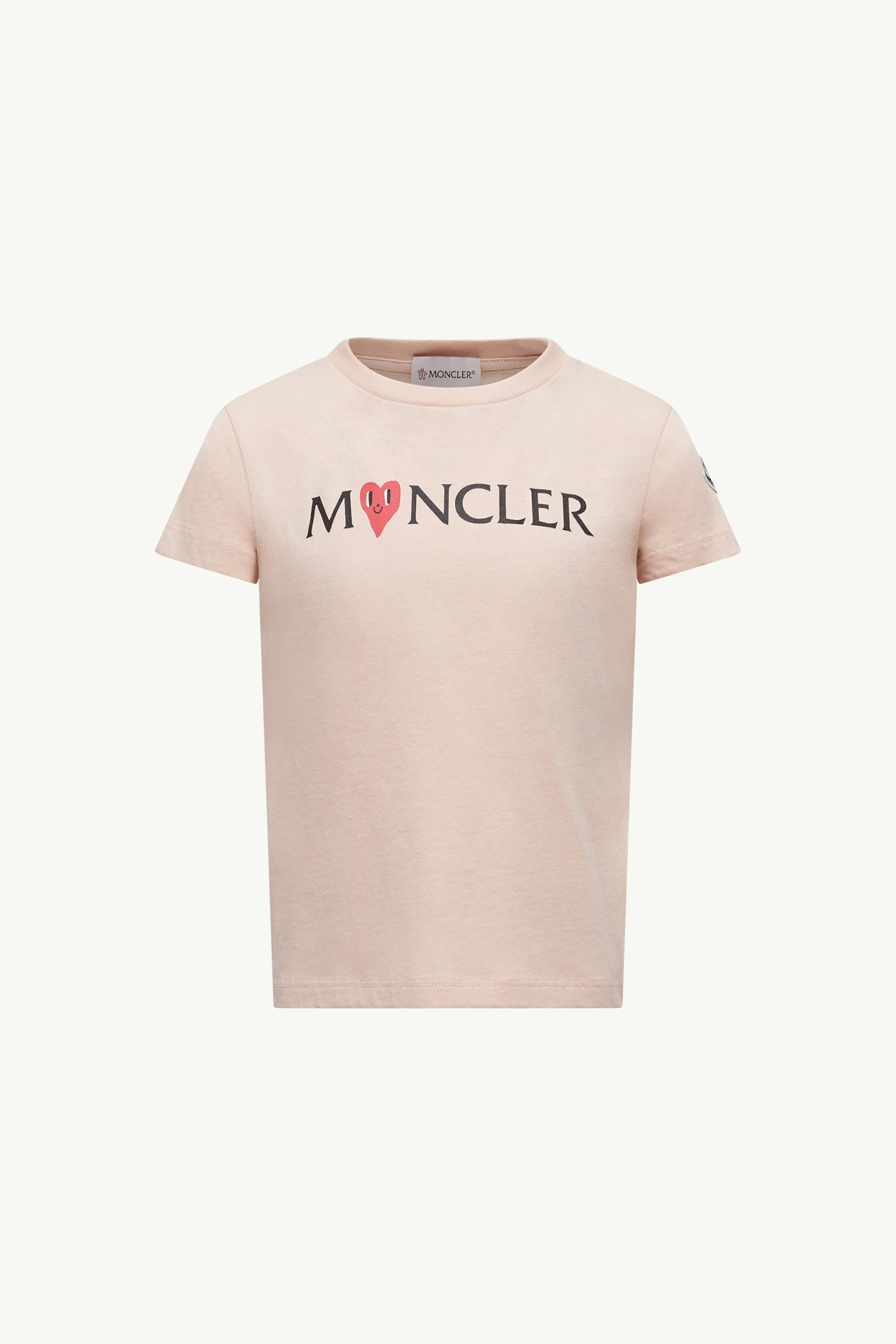 Mini CrETHEstanesedew Neck T-Shirt with Front Logo Print for Girls