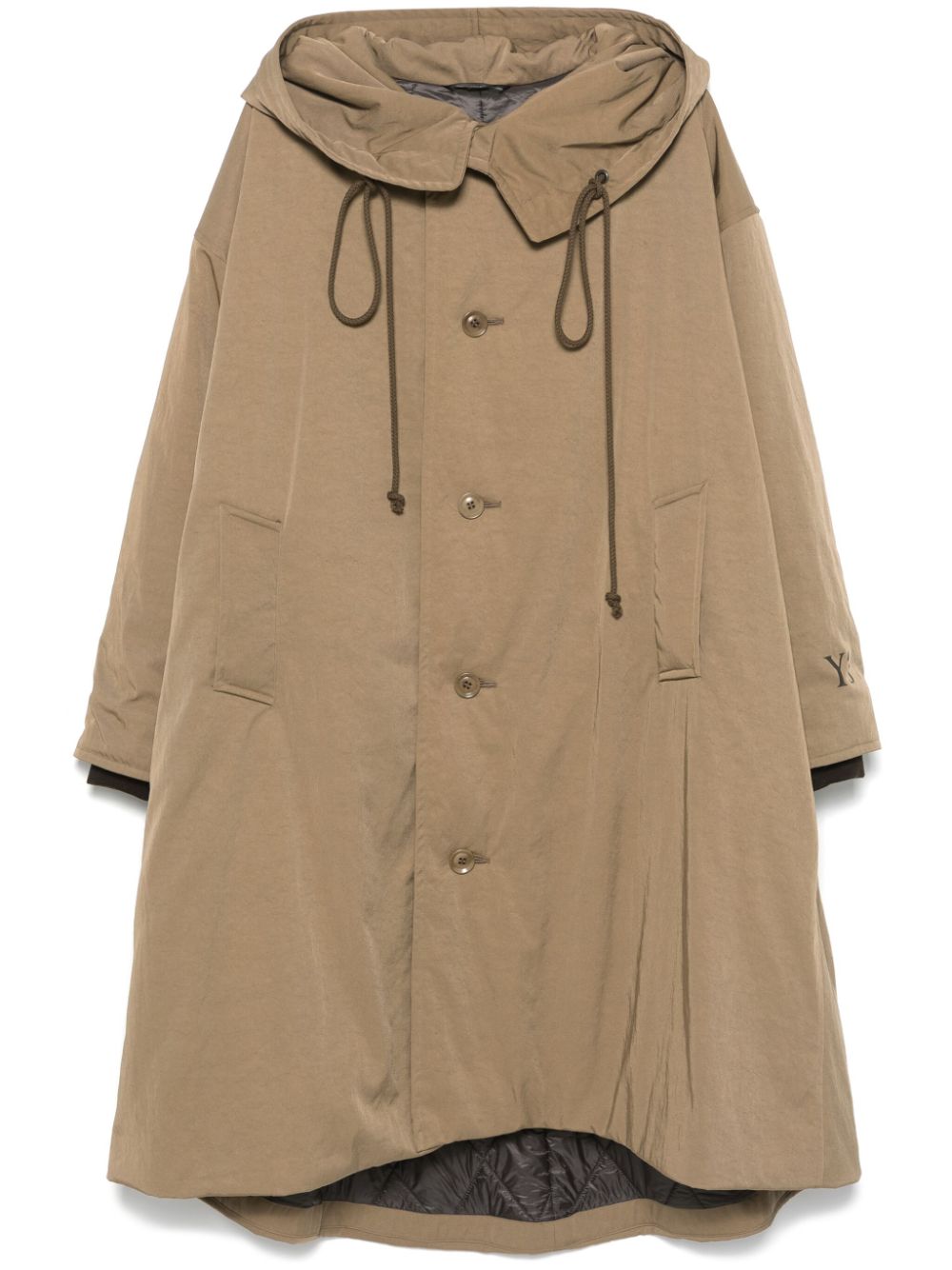 Hooded coat - Neutrals