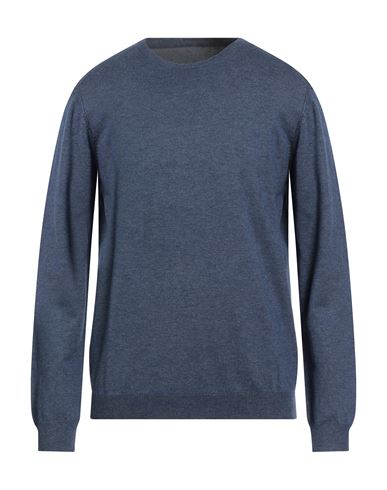 Man Sweater Blue Size XXL Viscose, Wool, Nylon