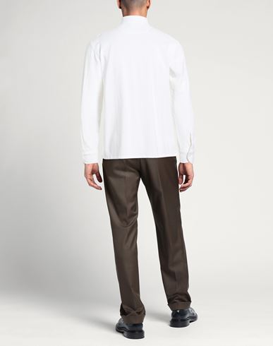 Man Shirt White Size 48 Cotton