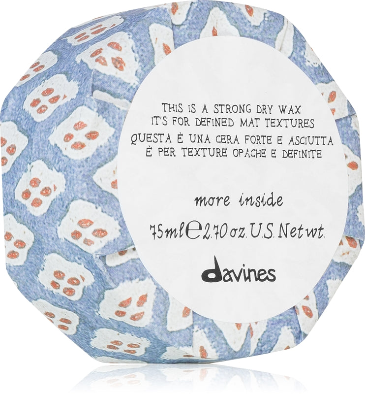 Davines More Inside Strong Dry Wax — Hair Wax