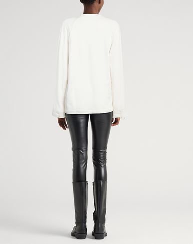 Helmut Lang Woman Sweatshirt Ivory Size L Cotton