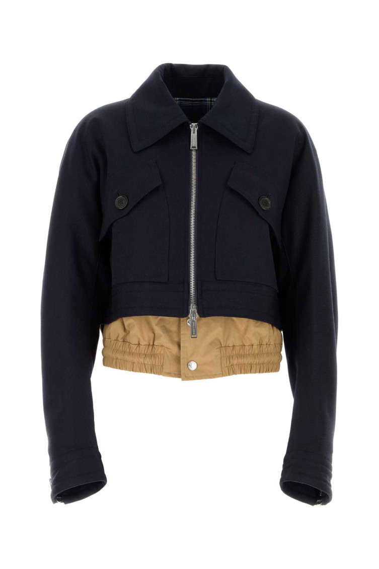 Dark Blue Wool Jacket