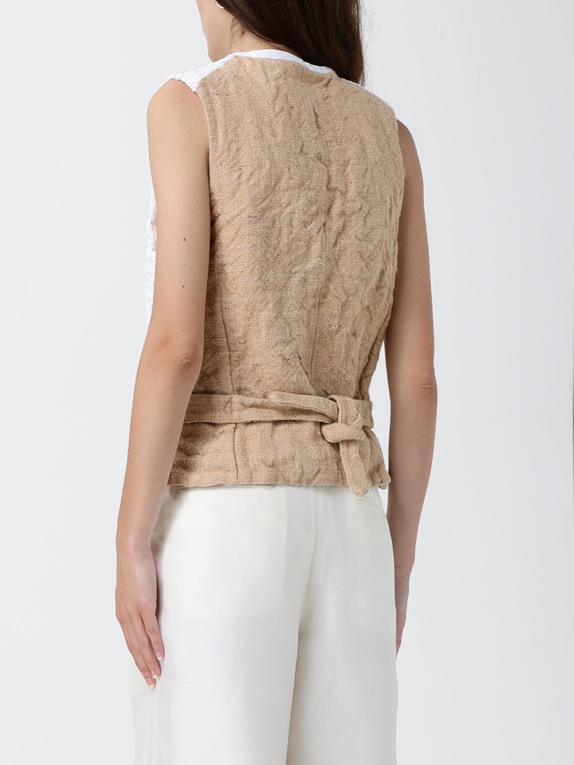 COMME DES GARÇONS Waistcoat Woman color Black