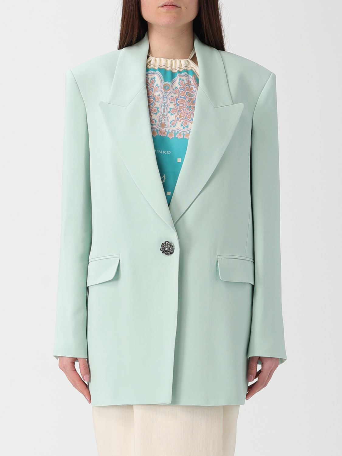 Blazer Woman color Green
