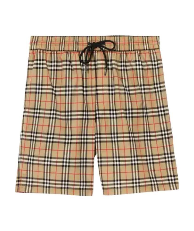 Vintage Check print swim shorts