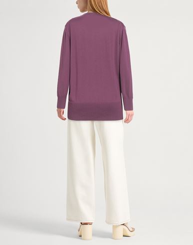 Woman Sweater Mauve Size 8 Merino Wool