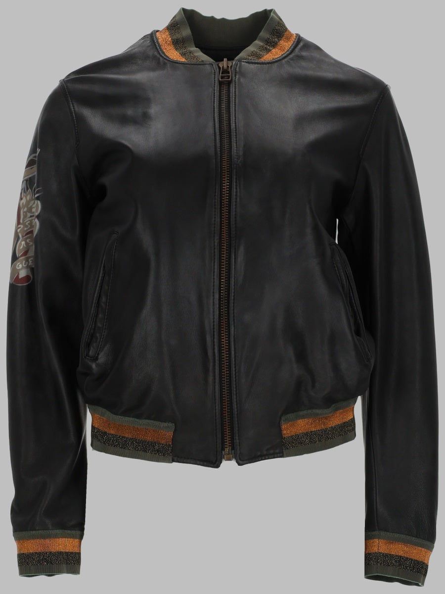 Women's Leather Jacket - Mini Style