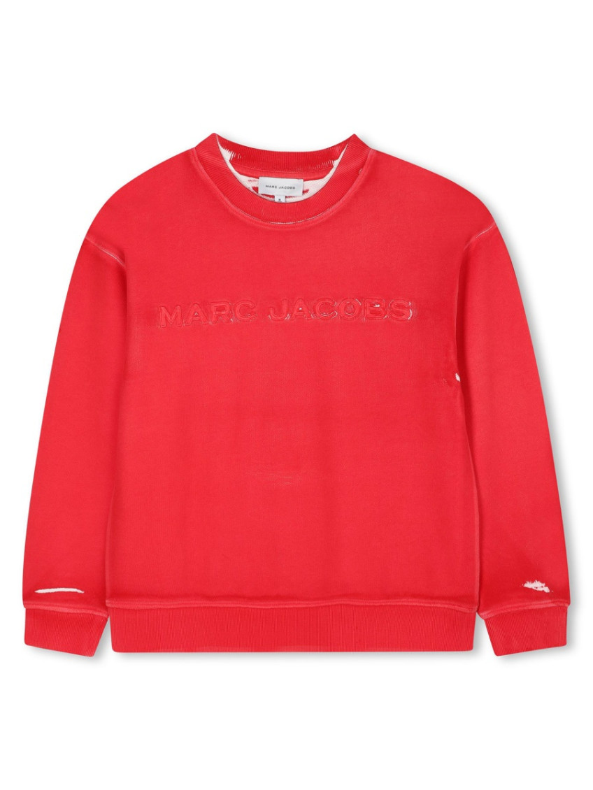 Kids Red Logo Sweatshirt