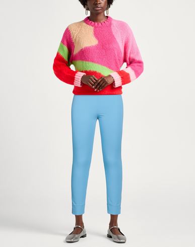 Seductive Woman Pants Azure Size 10 Polyamide, Cotton, Elastane