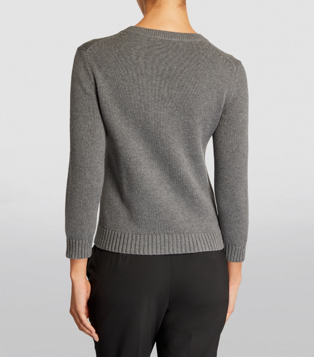 띠어리 Cotton-Cashmere Shrunken Sweater