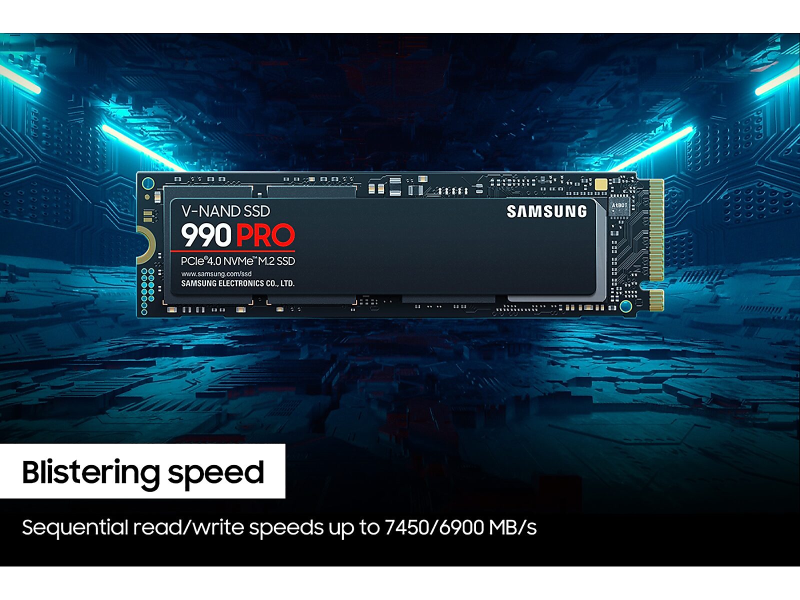 990 PRO PCIe® 4.0 NVMe® SSD 2TB(MZ-V9P2T0B/AM)