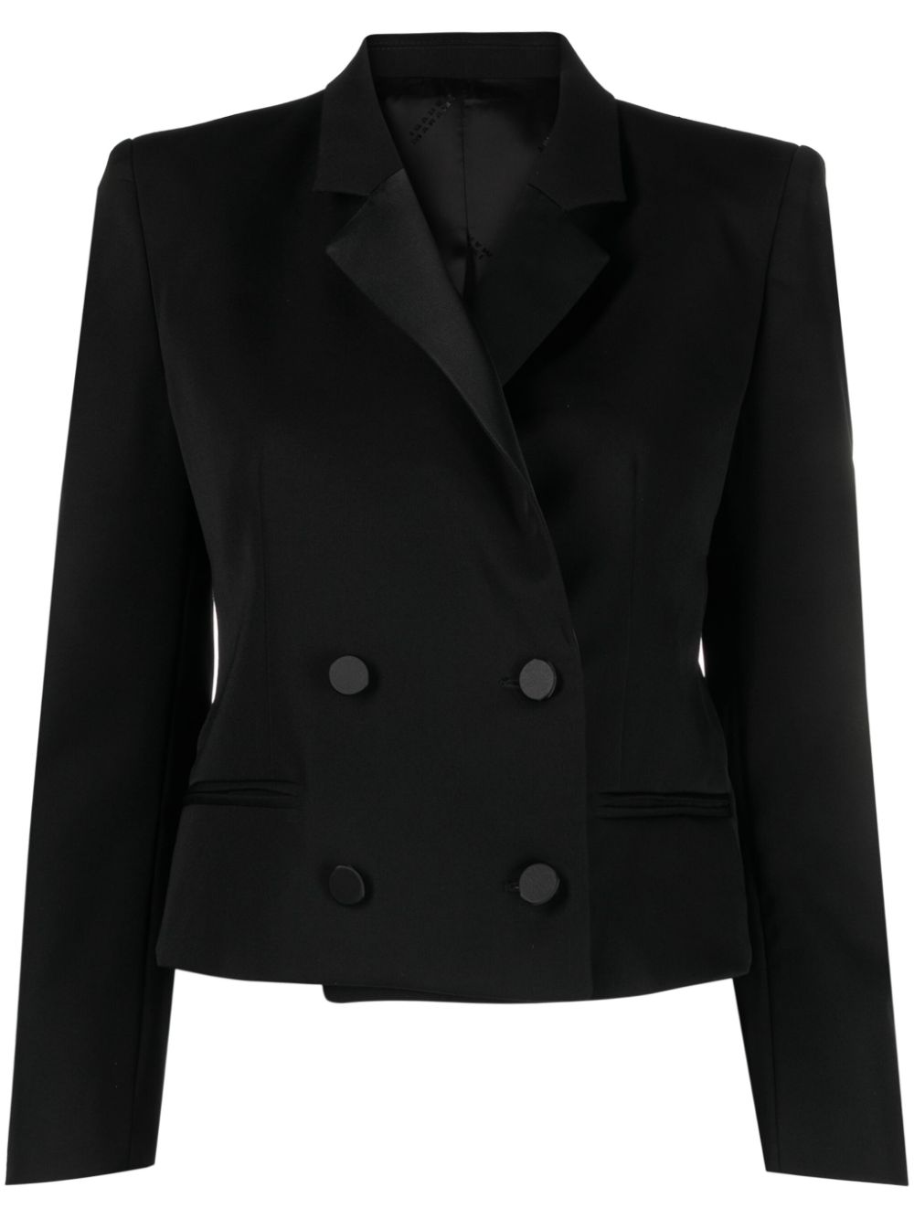 Hasta double-breasted blazer - Black
