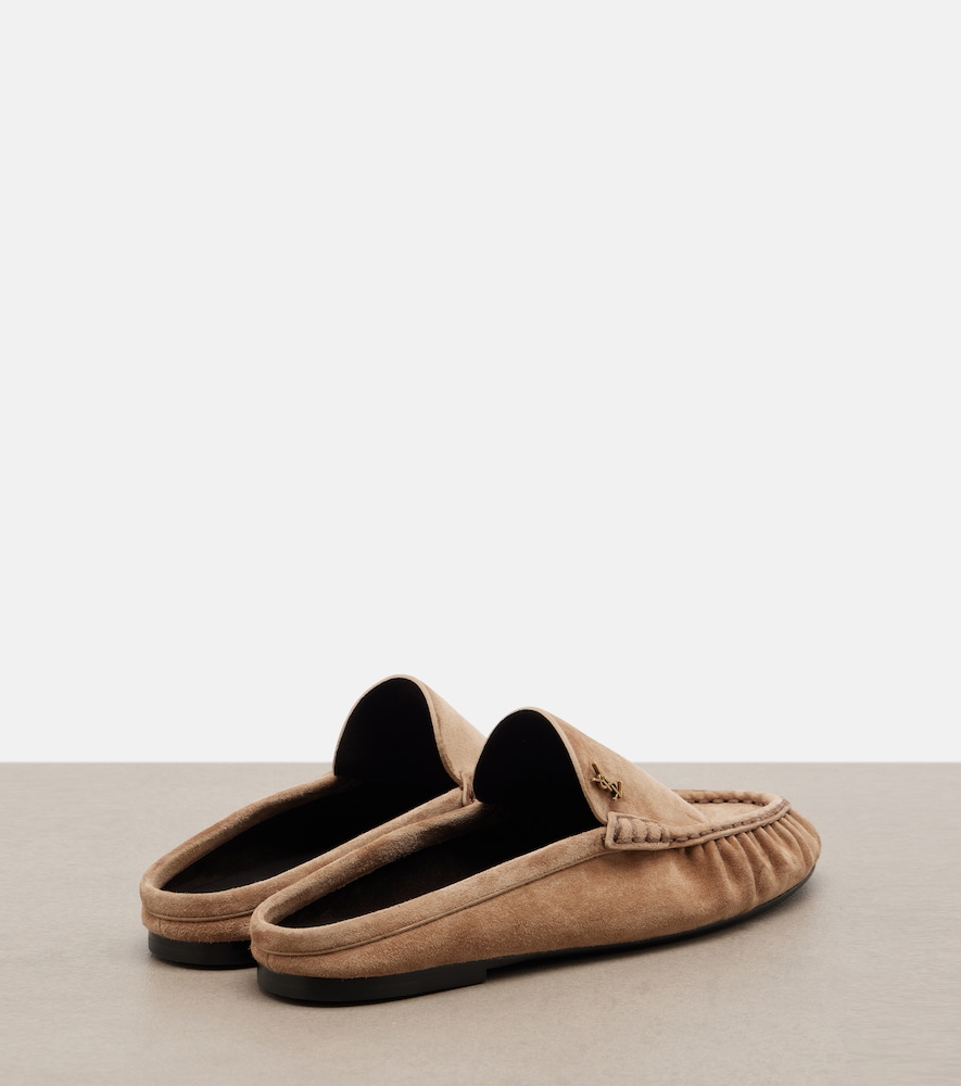 Le Loafer suede mules