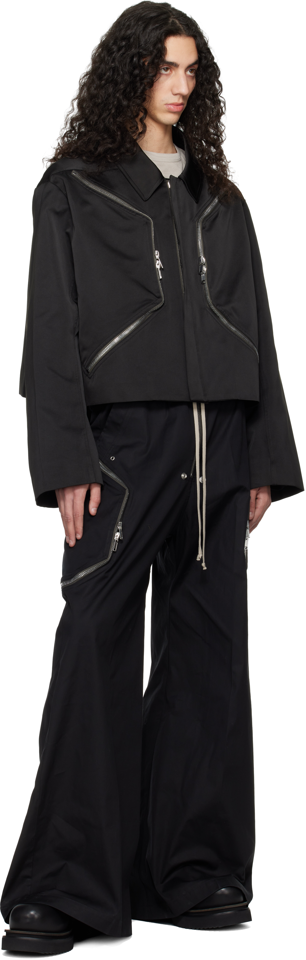 Black Temple Heizer Mac Jacket