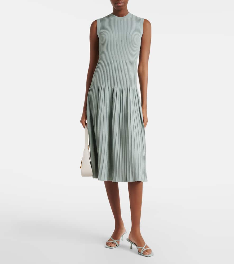 Egizio ribbed-knit midi dress