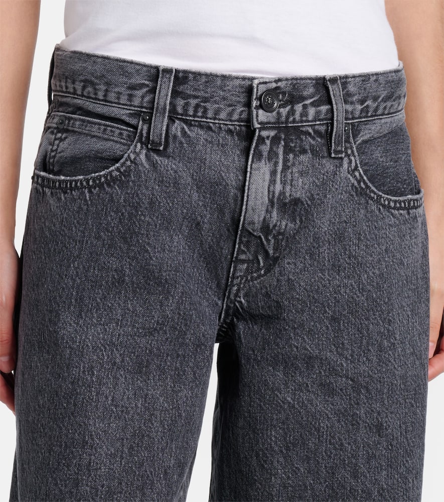 Mika mid-rise wide-leg jeans