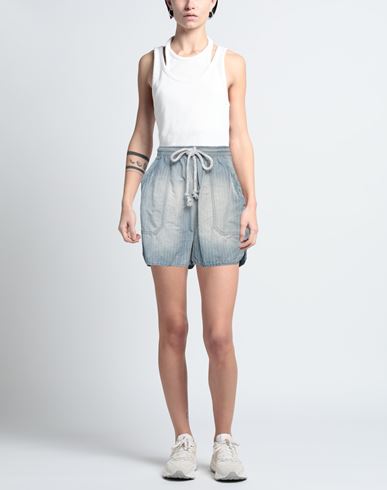 Woman Denim shorts Blue Size M Textile fibers