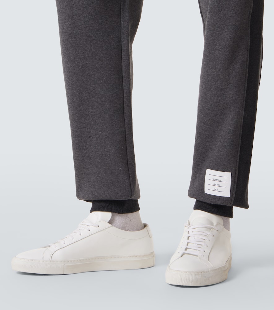 4-Bar cotton jersey sweatpants