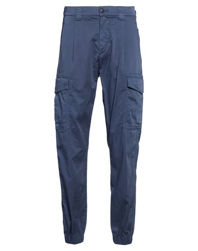 Man Pants Navy Size 31 Cotton, Elastane