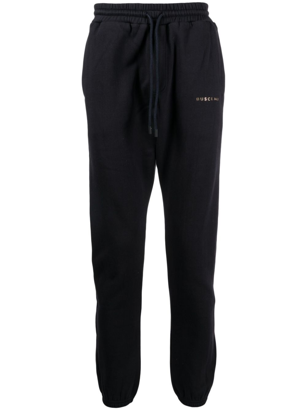 Logo-print cotton track pants - Black