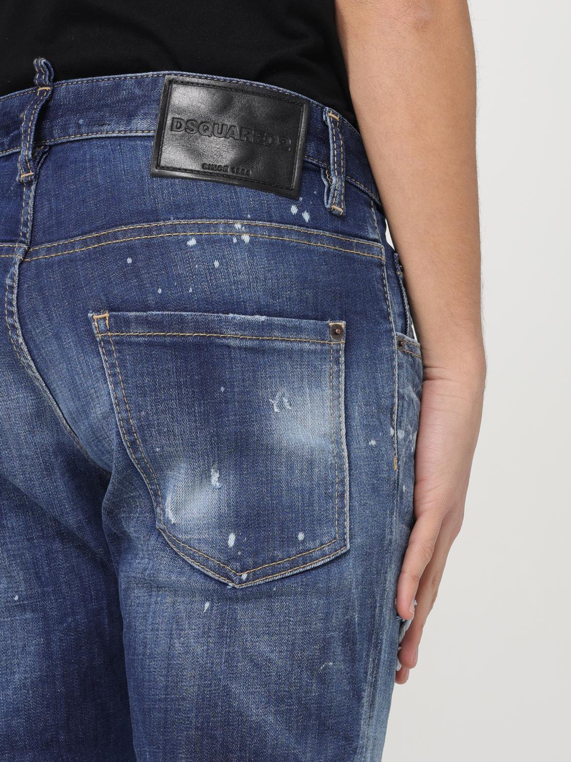 Distressed skinny jean - Blue