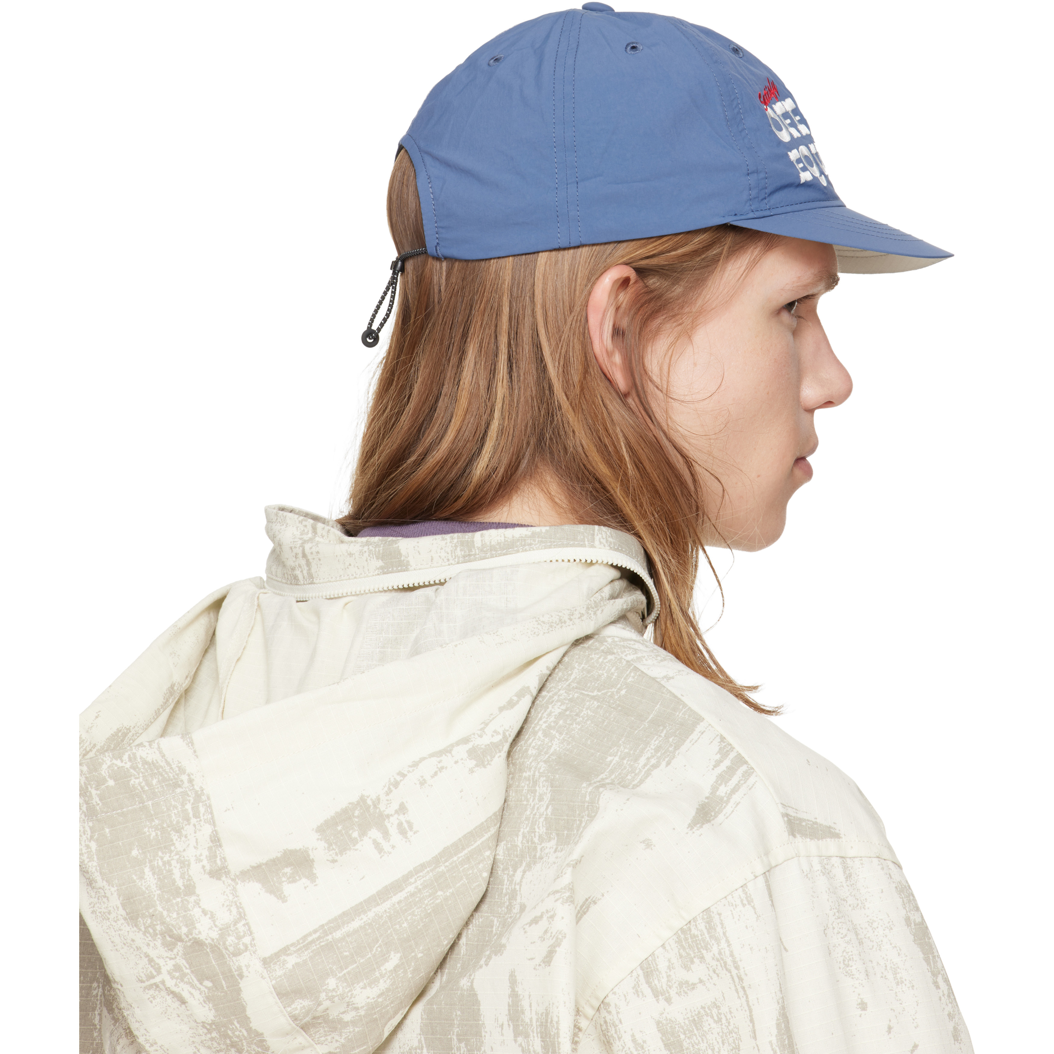 Blue FliteSilk 5‑Panel Pinch Cap