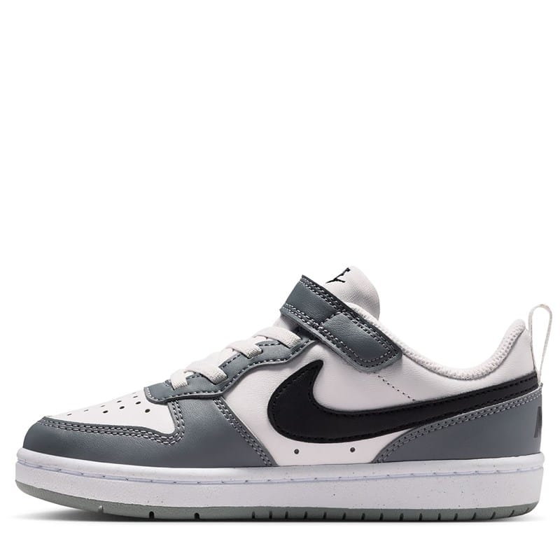 Kids' Court Borough Recraft Low Top Sneaker Little Kid Shoes (White/Black/Grey)