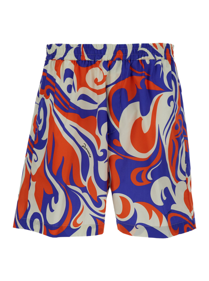 Palm Beach Blue/orange Shorts