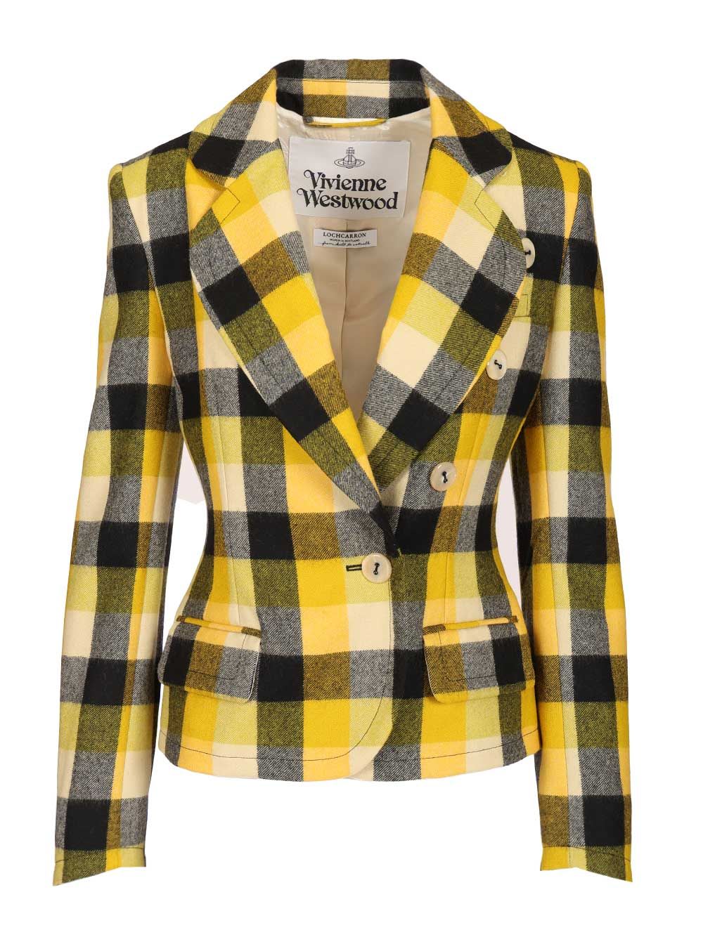 Georgia Checked Double-breasted Jacket