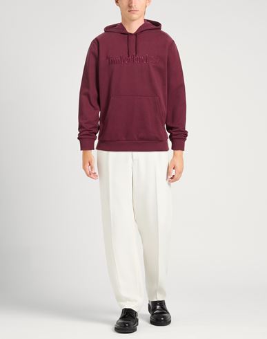Man Sweatshirt Garnet Size XL Cotton, Polyester