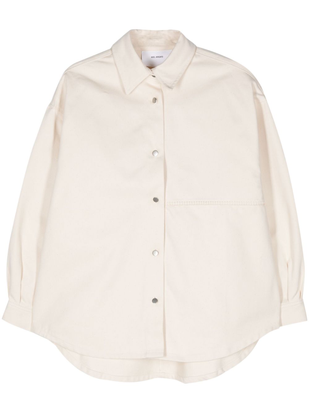 Glaze Oversized shirt jacket - Neutrals