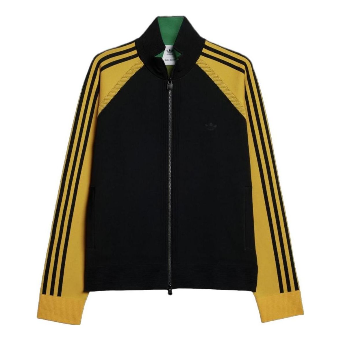 X Wales Bonner Knit Track Jacket 'Black Yellow'