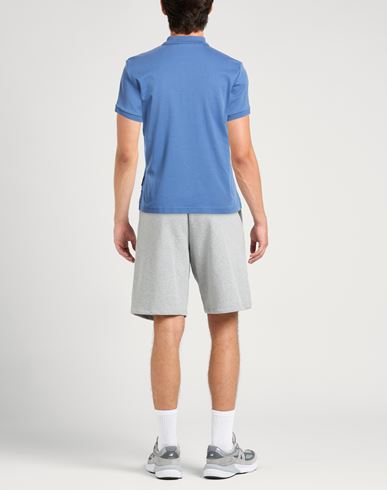 Man Polo shirt Azure Size M Cotton