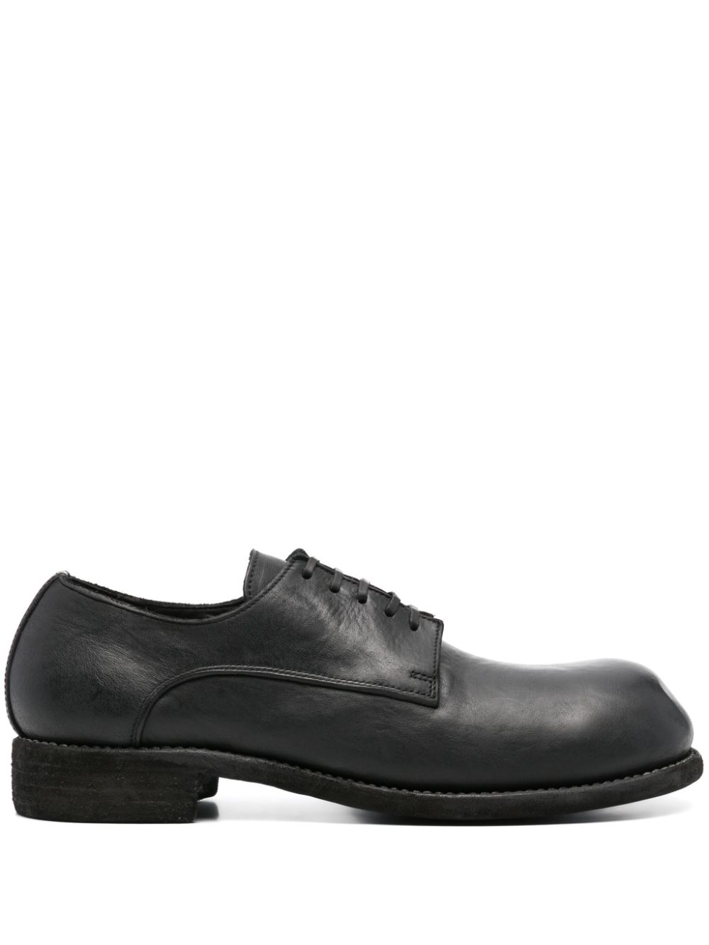Leather derby shoes - Black