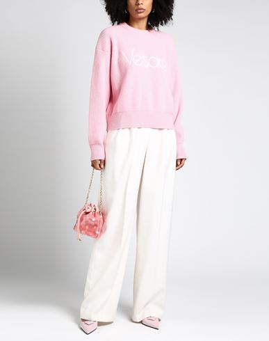 Woman Sweater Pink Size 10 Virgin Wool, Viscose, Polyester
