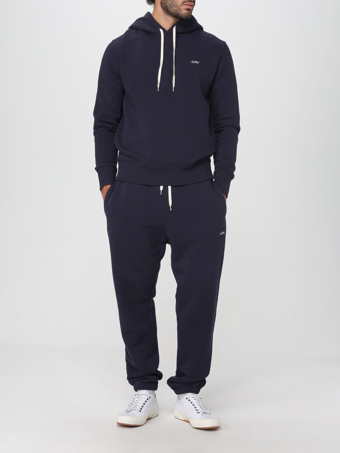 Pants Men color Blue