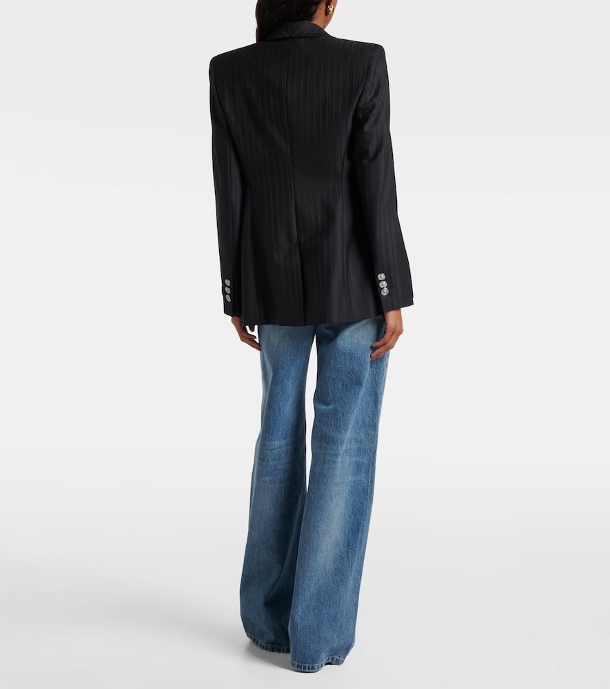 Mid-rise wide-leg jeans