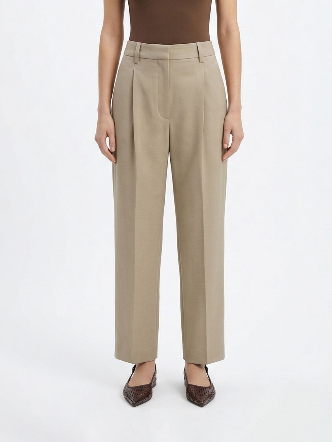Pants Woman color Beige
