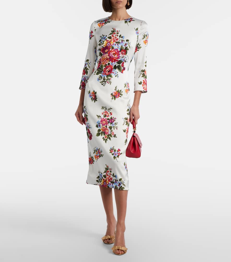 Floral midi dress