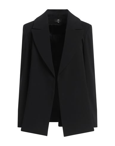 Woman Blazer Black Size 10 Polyester, Elastane