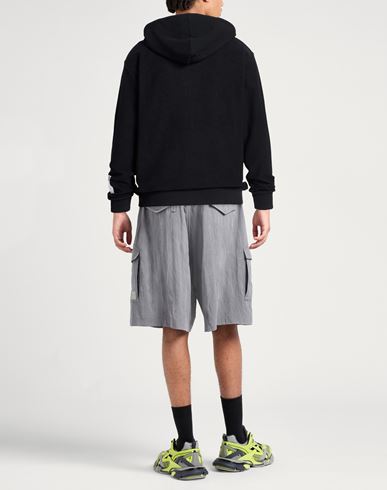Man Sweatshirt Black Size S Cotton
