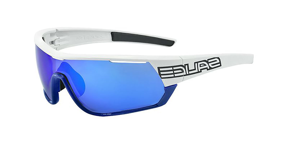 Salice 016 RWP BIANCO/RW BLU Men's Sunglasses White Standard