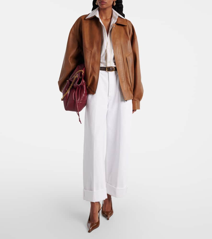 Ayla high-rise wide-leg jeans