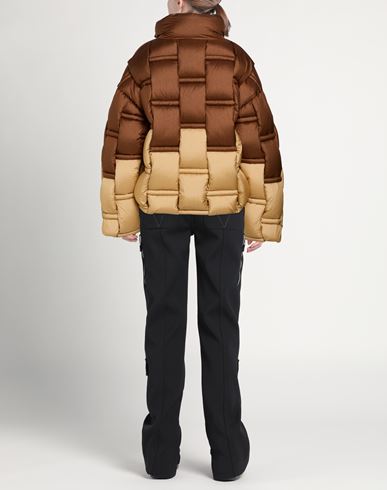 Woman Puffer Brown Size M Polyamide