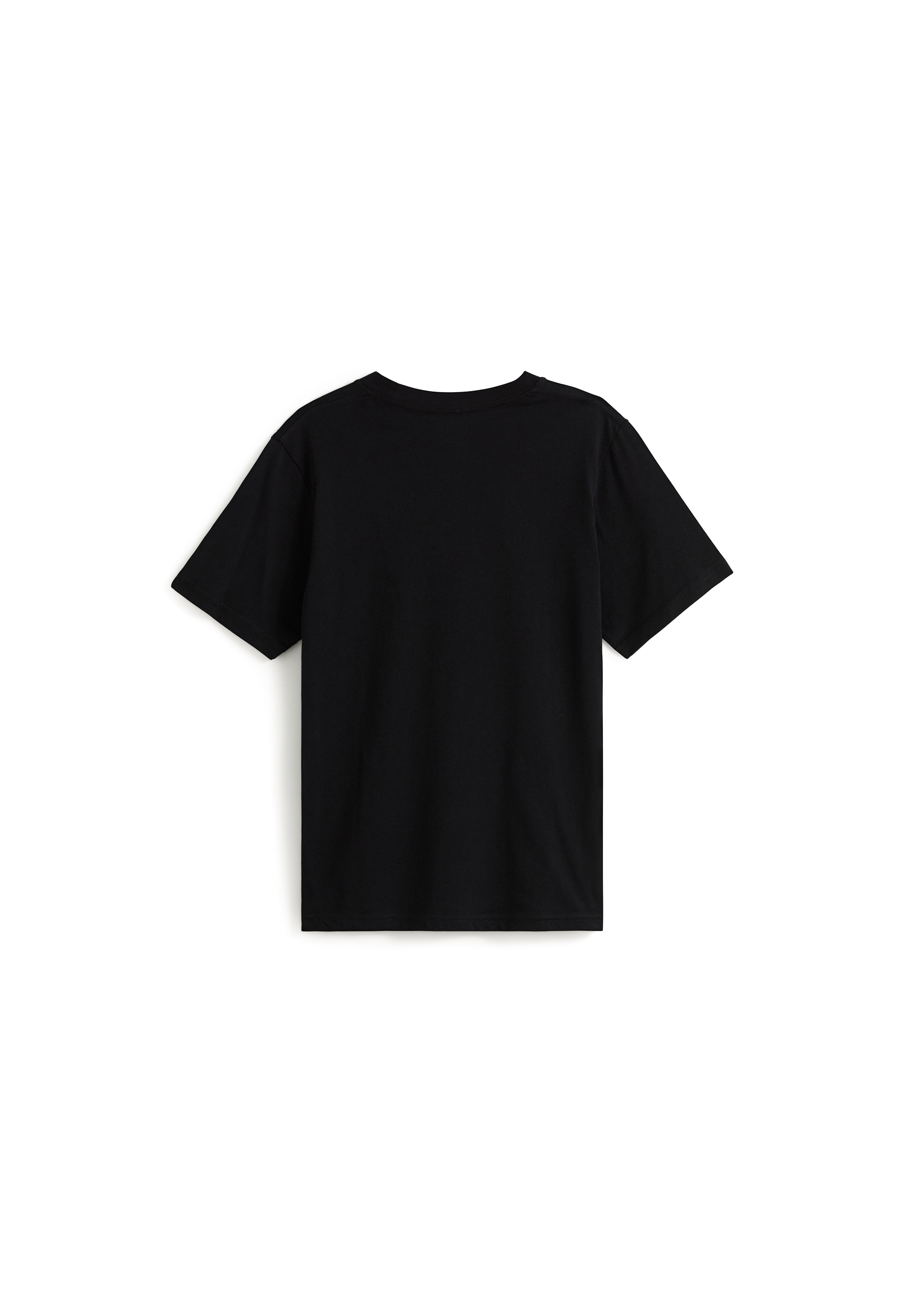 Vans Boys B Salton Short Sleeves T-Shirt - Black Cotton - Sma