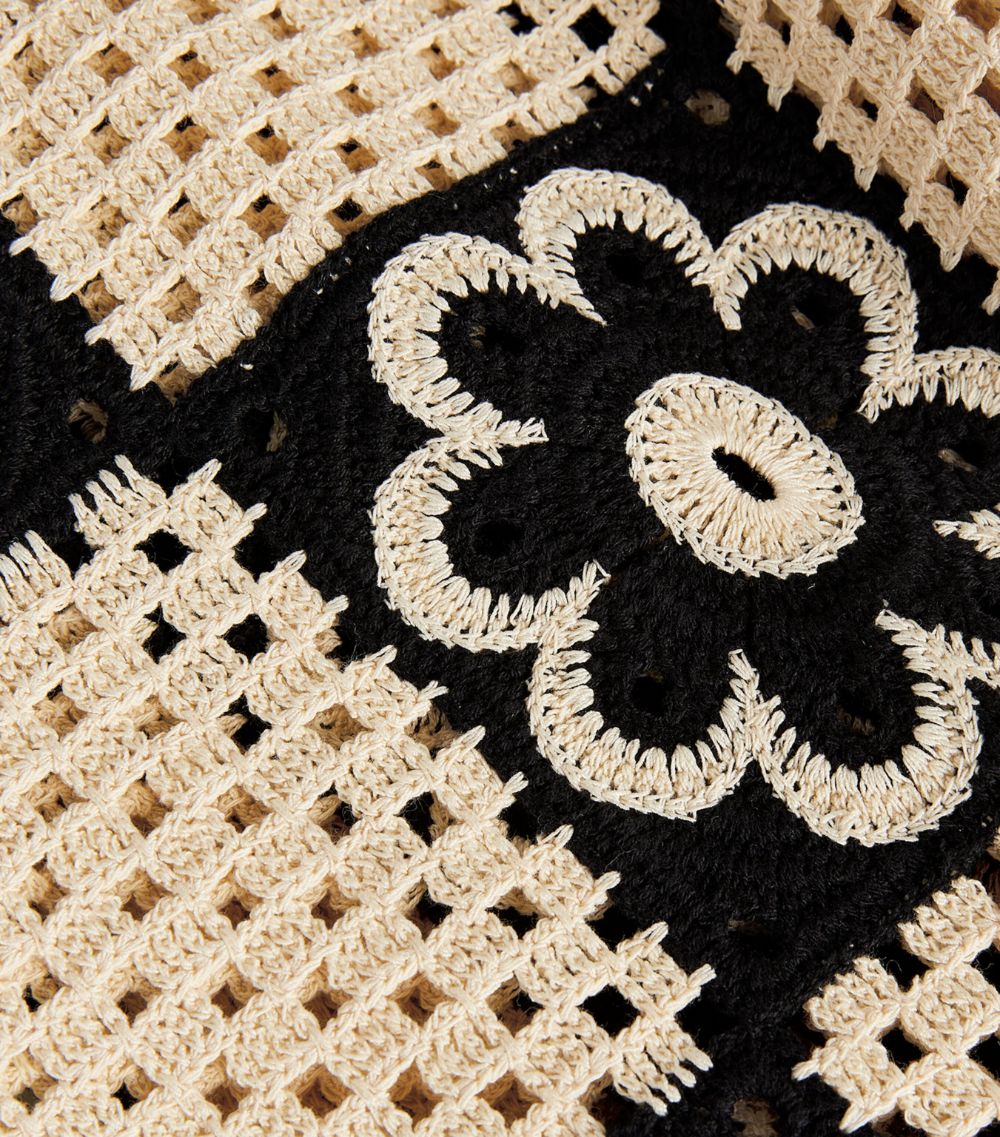 Crochet-Knit Trousers