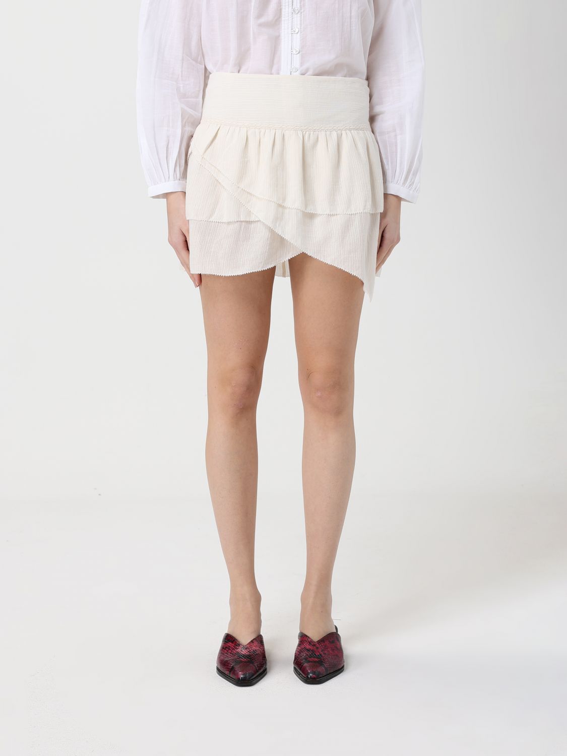 Skirt Woman color Beige