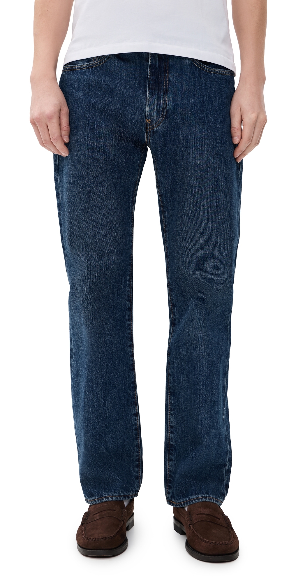 555 Relaxed Straight Jeans CHECK THE SCORE