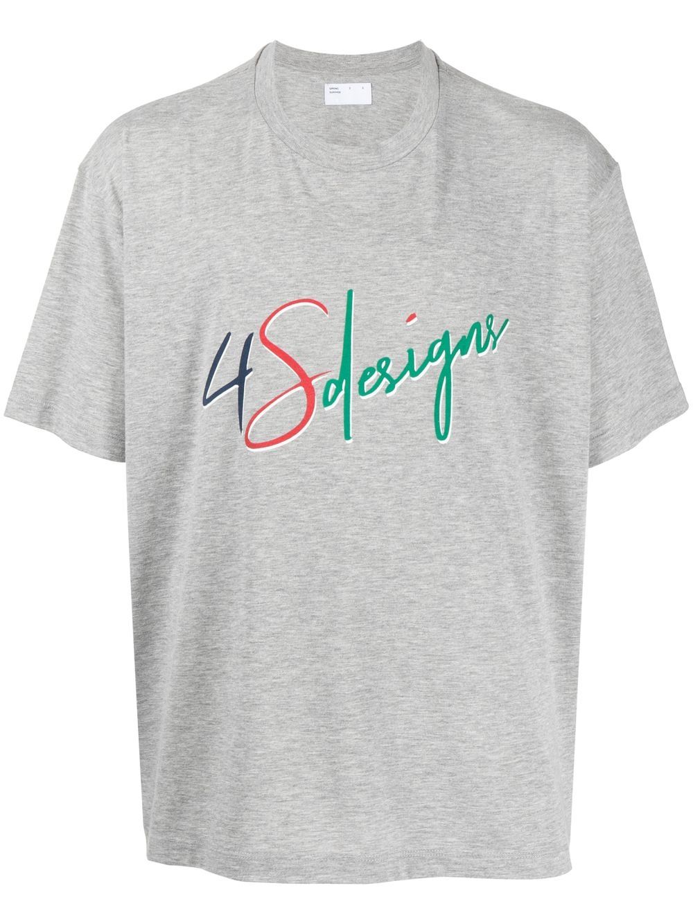 Logo-print short-sleeve T-shirt - Grey
